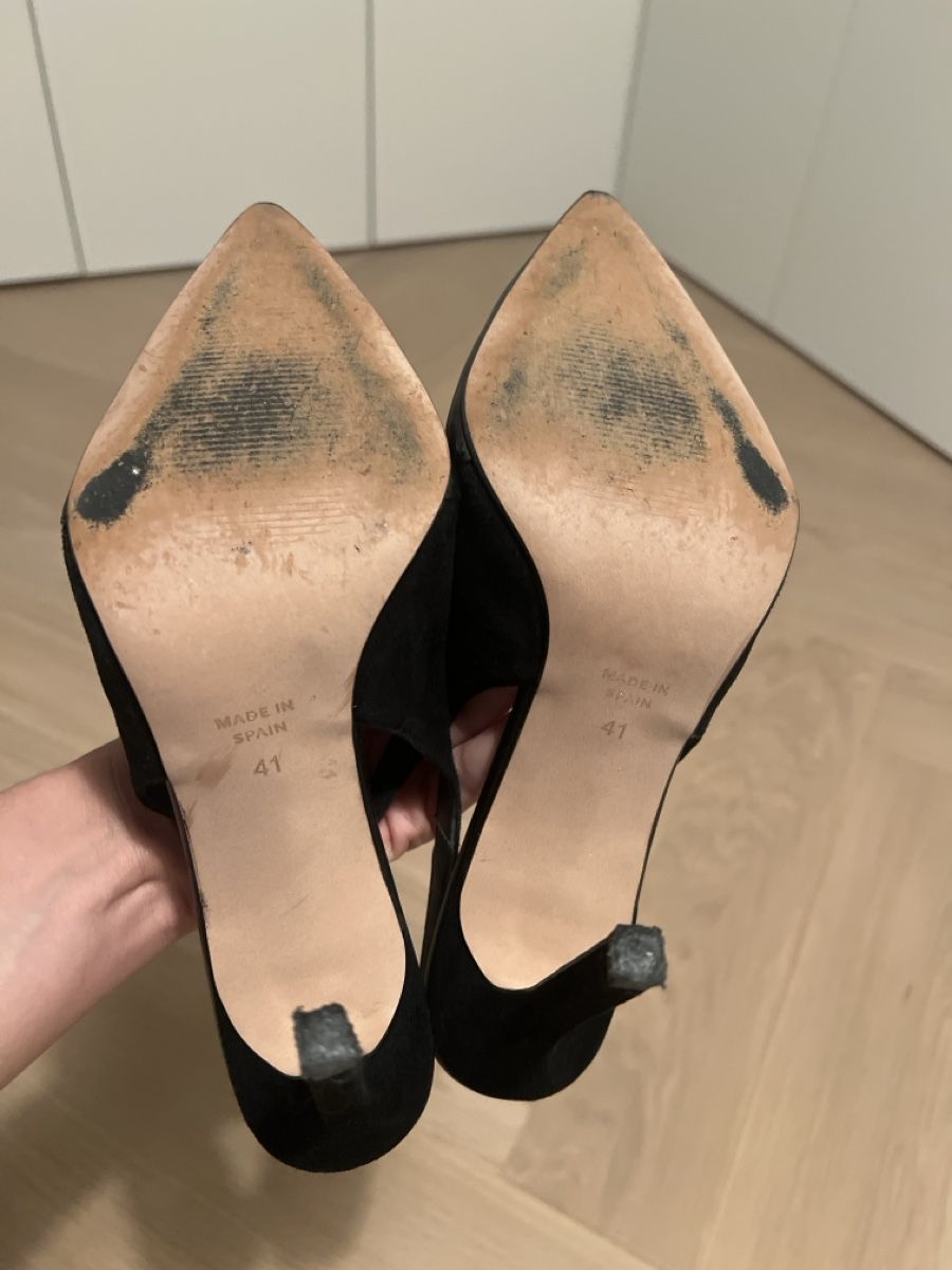 Damenschuhe: Leder Sling Backs, Gr. 41 – Gebraucht aus Zürich von prima.01 1