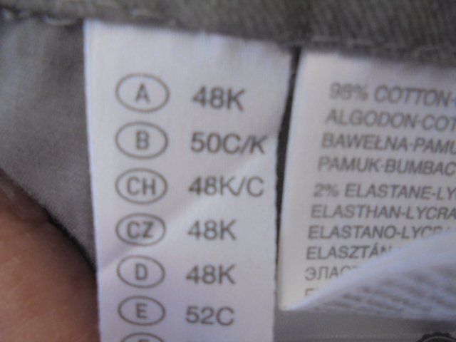 C&A Hosen: Hose Gr. 48K Baumwolle C&A neu grau – Neu (gemäss Beschreibung) aus Hinwil von Glasperlen 5