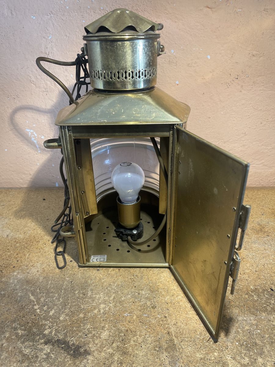 Lampade: Schiffslampe Messinglampe "Toplight"  Antik – Usato da dietikon venduto da fernando011 4