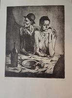 Pablo Picasso - "Le repas frugal" SPADEM 1981