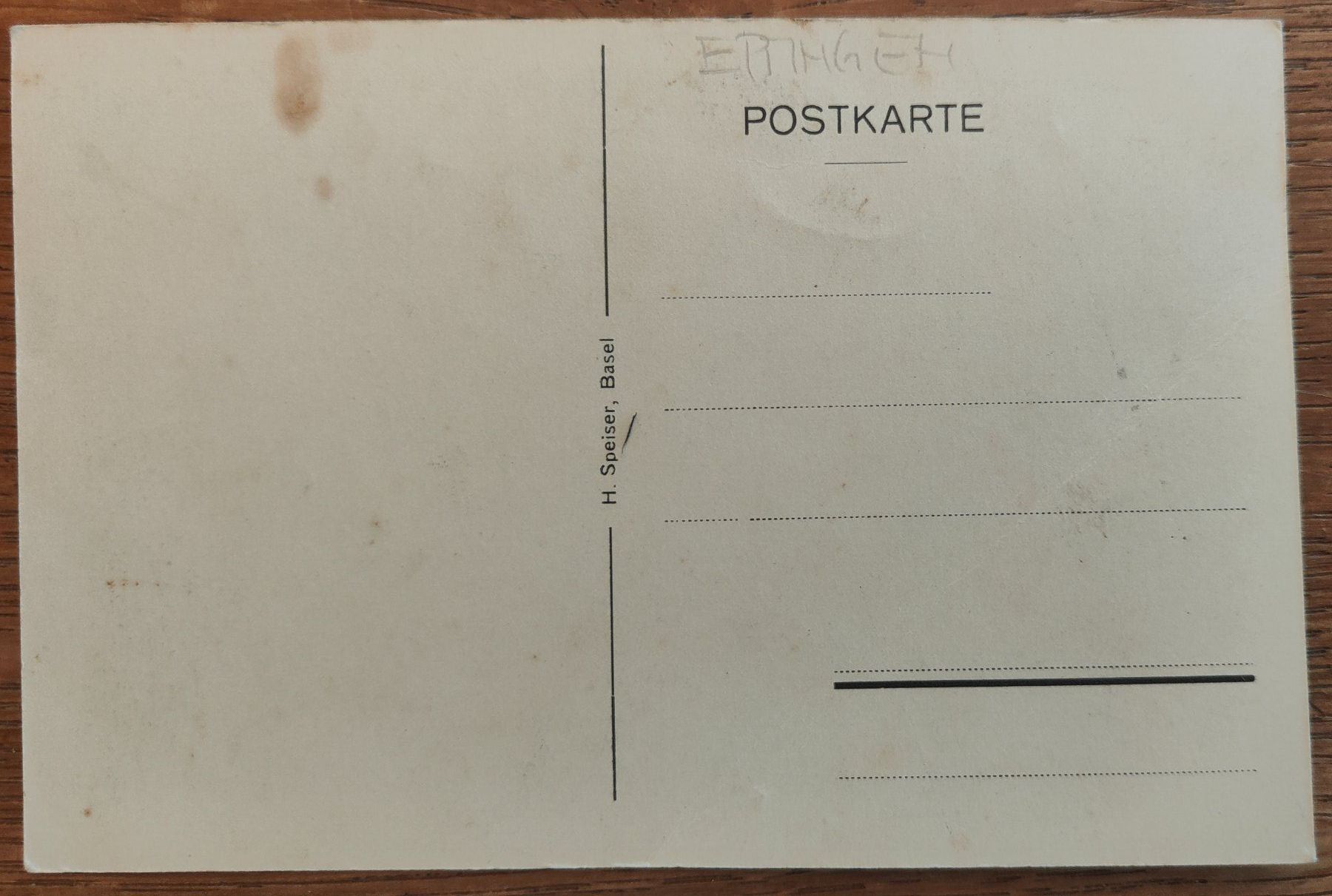 Ansichtskarten: Eptingen untere Laufmatt um 1910 – Gebraucht aus St. Erhard von Chaeferli6 1
