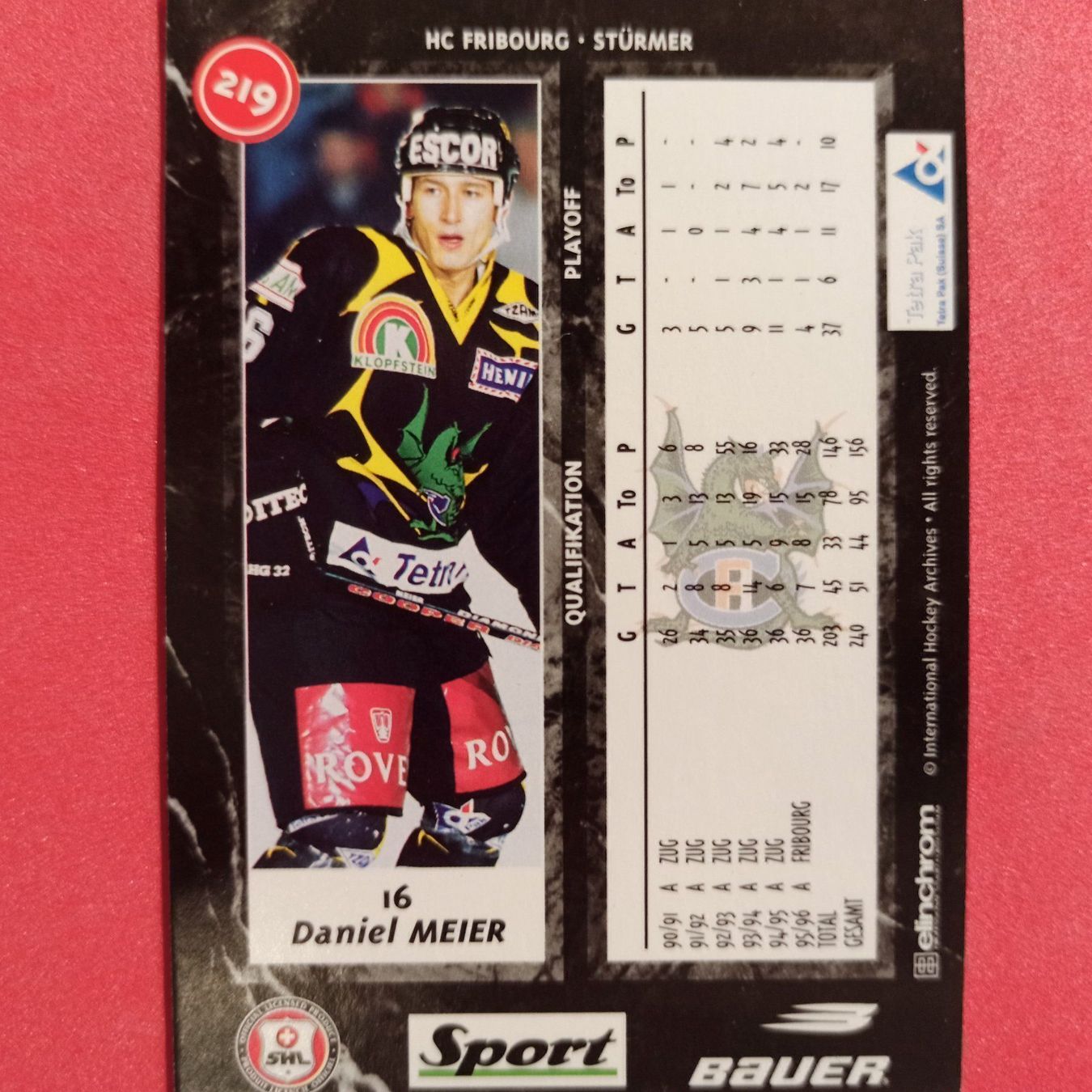 Sammelbilder & Trading cards: Daniel Meier - HC FRIBOURG - 1996/97 – Gebraucht aus Dübendorf von kb86_MOVIE 1