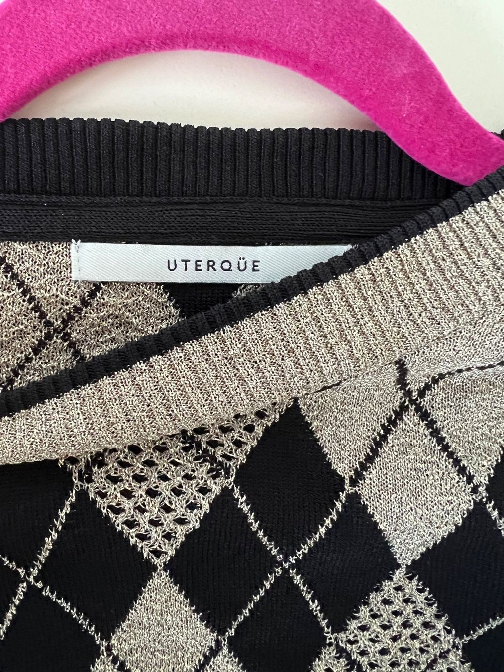 Tops: Black and gold uterque knit top – Gebraucht aus Kilchberg von AK_KB 2