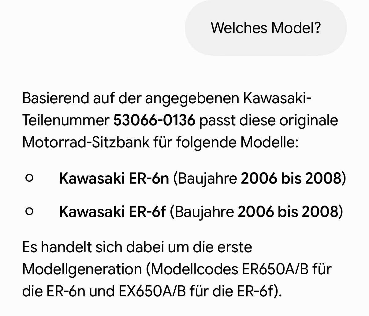 Kawasaki Tutti i ricambio per moto: Original Kawasaki Motorrad-Sitzbank – Usato da Buochs venduto da 18-84 3