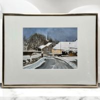 Louis FOSSATI - aquarelle sur papier "Les Hauts de Bussigny"