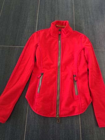 Frauenschuh Damen Fleece Jacke Rot, Gr. 1/S, Top Zustand!