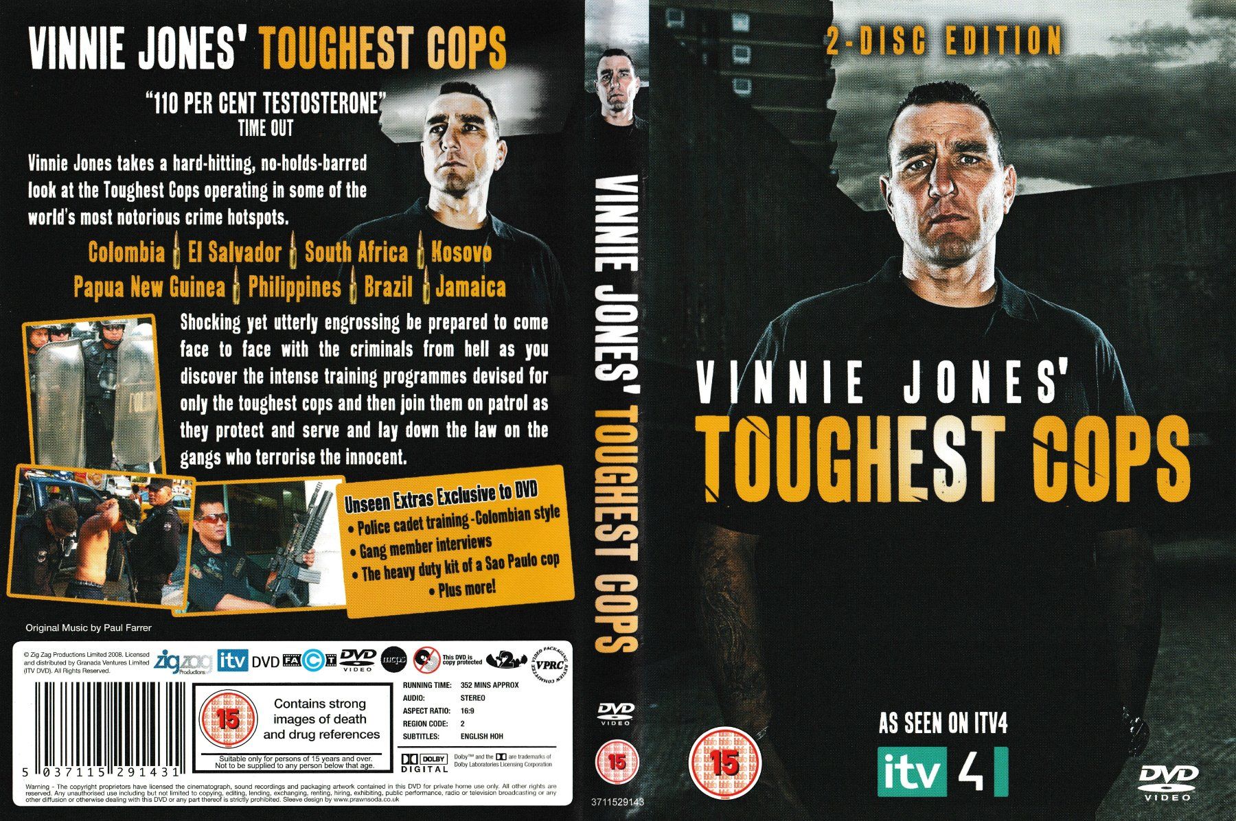 Tutti i DVDs: DVD - Vinnie Jones World's Toughest Cops - (ENG) – Usato da Langnau am Albis venduto da MediaRescuerKeLoX