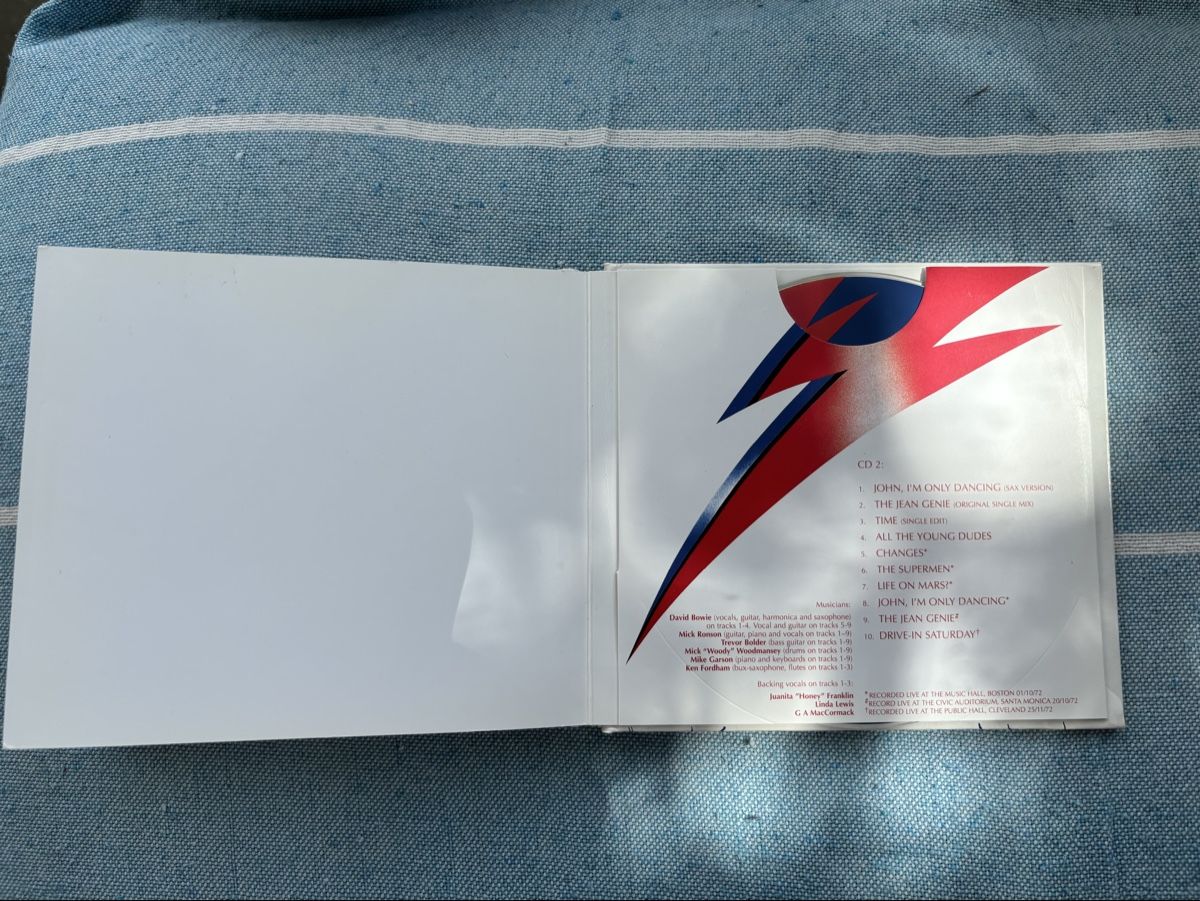 CD: David Bowie - Aladdin Sane - 30th Anniversary 2CD Edition – Usato da Moutier venduto da harpagophytum 3