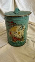 Vintage Blechdose England Segelschiff maritime Vorratsdose m