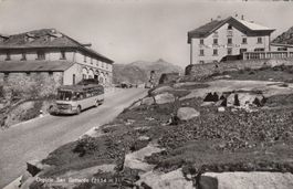 Hotelpoststempel auf Ansichtskarte "Ospizio San Gottardo"