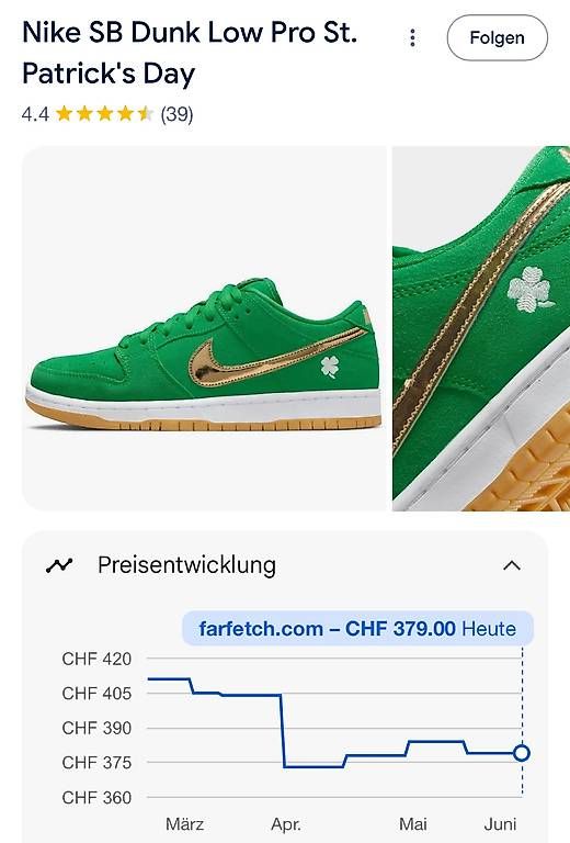 Scarpe da uomo: Nike Dunk Spécial Edition St Patrick – Usato da Lausanne venduto da ang_ks77 4