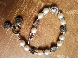 Armband Vintage Style Perlen Muscheln