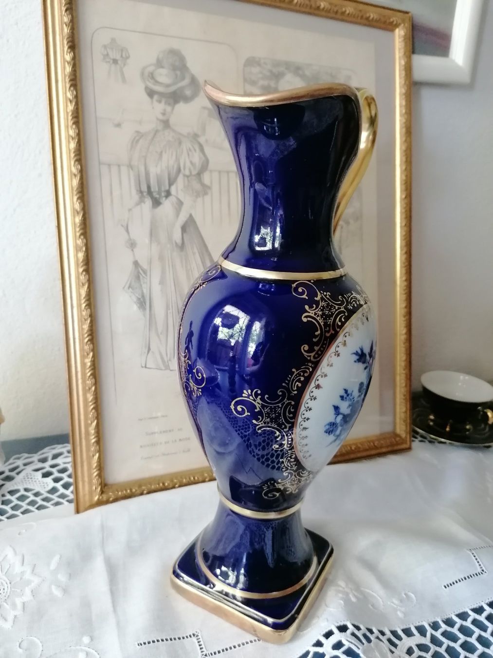 KPM Vasen & Gefässe: Kobalt Krug Vase, Royal KPM – Gebraucht aus Aegerten von Jos_zem 3