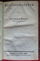Conferenzreden eines Schulmeisters - Band 2, 1845
