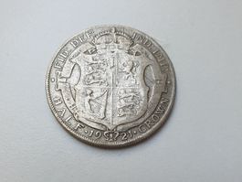 🇬🇧 UK Half Crown 1921 Silver **14.14g** .500