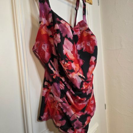 Damen Badeanzug Blumen Gr. 52D Floral Shaping