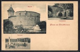 Schaffhausen, Munoth mit Casematten und 