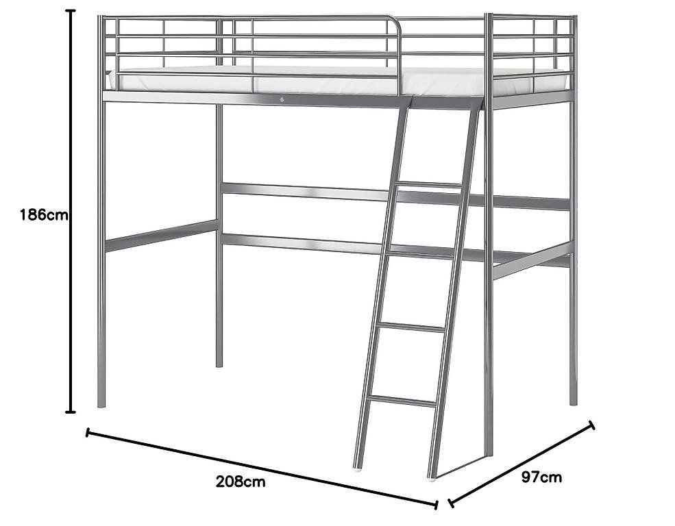 Ikea Letti: Lit mezzanine – Usato da Morges venduto da cla_vx8d 1