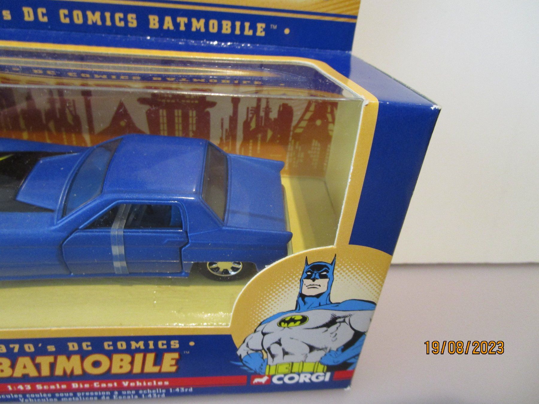 Corgi Toys Modellini d'auto: CORGI BATMAN BATMOBILE 1970 DC COMICS - 77315 - 1/43 – Nuovo e nell'imballaggio originale da Chêne-Bourg venduto da breno56 3