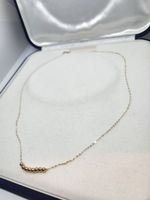 Feine Goldkette 750 18k mit Kugeln