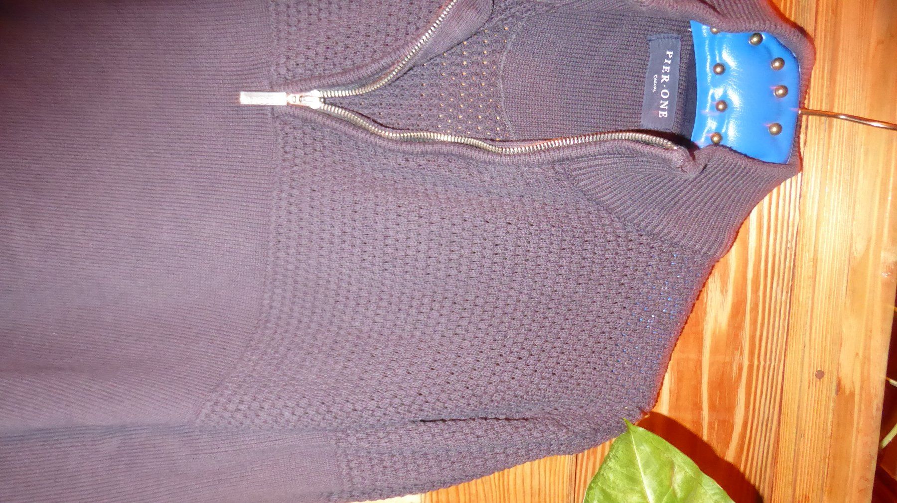 Maglioni & Felpe: Dunkel Grauer /d. Violetter Pullover Gr L PIER ONE – Usato da Sargans venduto da Benziner 2