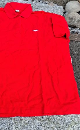 Vintage Polohemd, rot, Grösse XXL.Perfekt für den Sommer!