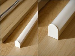 10x Balkenleuchte LED 36W/3000K Stahlblech weiss