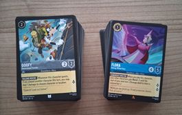 Disney LORCANA KARTEN 100 Stück Englisch Alles verschiedene