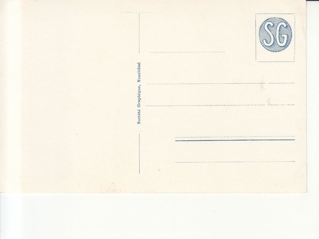 Cartoline postali: Neuchâtel ca. 1930 – Usato da Bürglen TG venduto da StampGraf 1