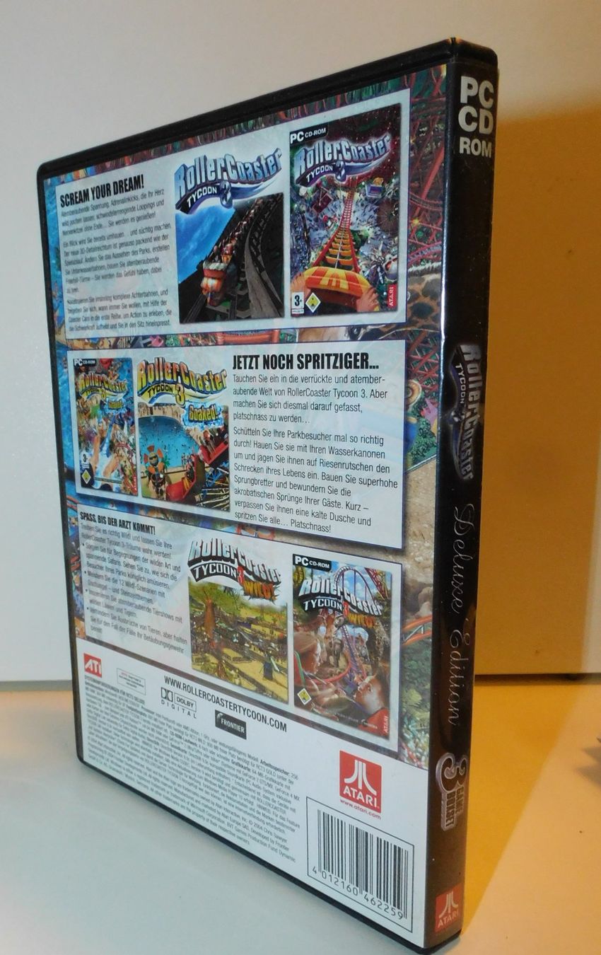 Spiele: Game Videospiel PC - CD-Rom Roller Coaster Tycoon 3  - 2004 – Gebraucht aus Sursee von 76 2