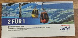 2 für 1 Ticket Sattel-Hochstuckli