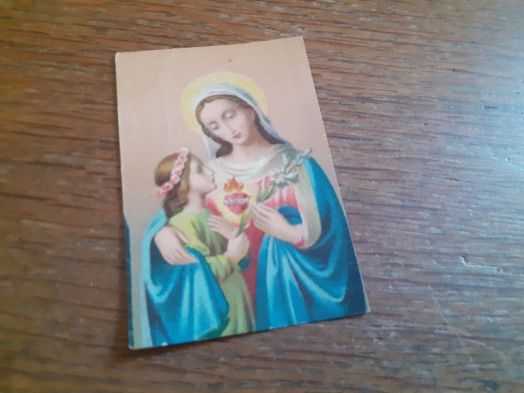 Cartes postales: JUNGFRAU MARIA mit MAEDCHEN - LITHO – D'occasion à Winterthur par Ornyx7