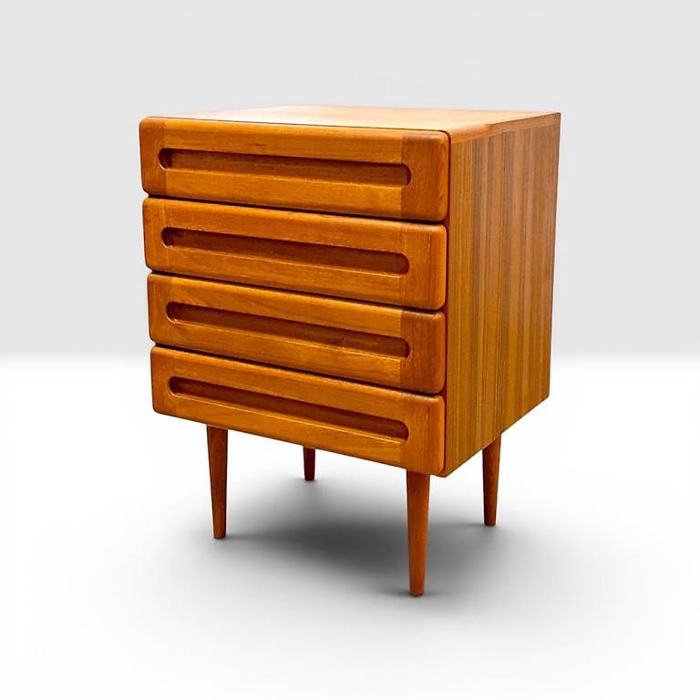 Commodes: Mid Century dänische teak Kommode – D'occasion à basel par vintory.ch 3