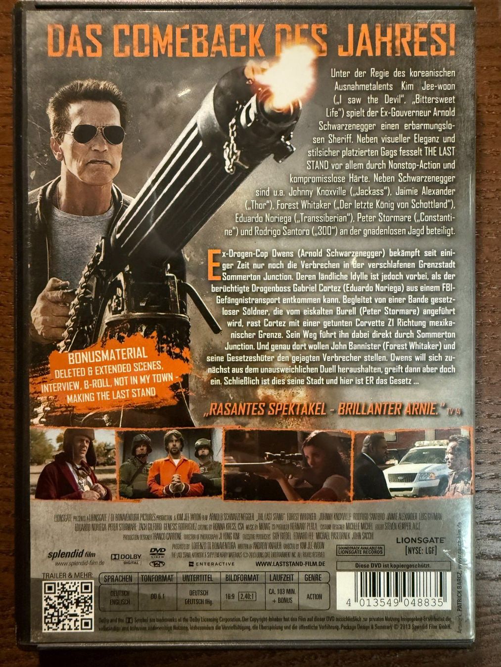 Tutti i DVDs: The Last Stand – Usato da Zürich venduto da FilmFreunde 1
