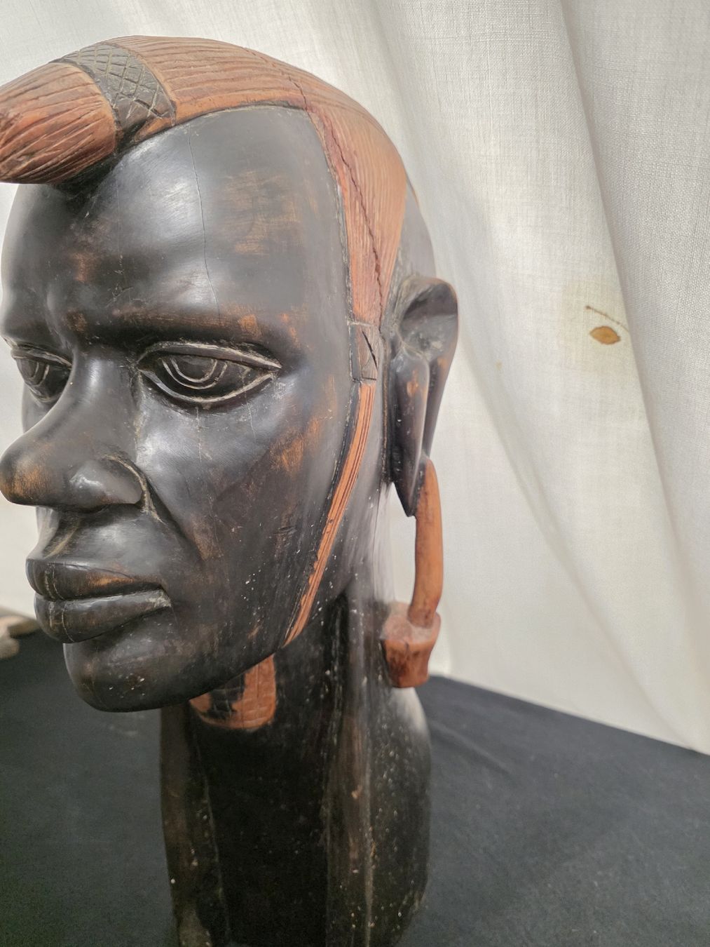 Skulpturen & Statuen: Holzfigur Kopf Afrikanisch ca. 52cm H. – Gebraucht aus Degersheim von Antiko 4