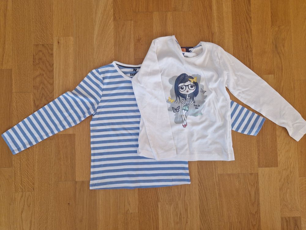 2 Mädchen Ricardo | su Comprare Lupilu Langarmshirts x Gr.110/116 Neu