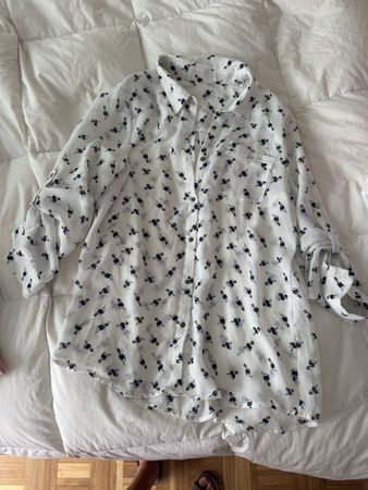 Chemise légère femme été imprimé flamant rose taille M 🌺