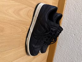 Nike Dunk Low Black Canvas Gr.44 Top Zustand!
