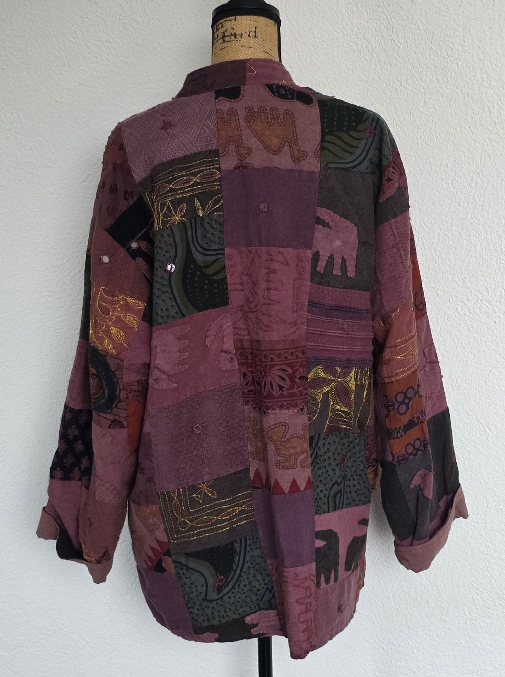 Giacche: Patchwork Jacke im Ethno-Stil, Gr. L/XL – Usato da Rheinsulz venduto da Gilea 3