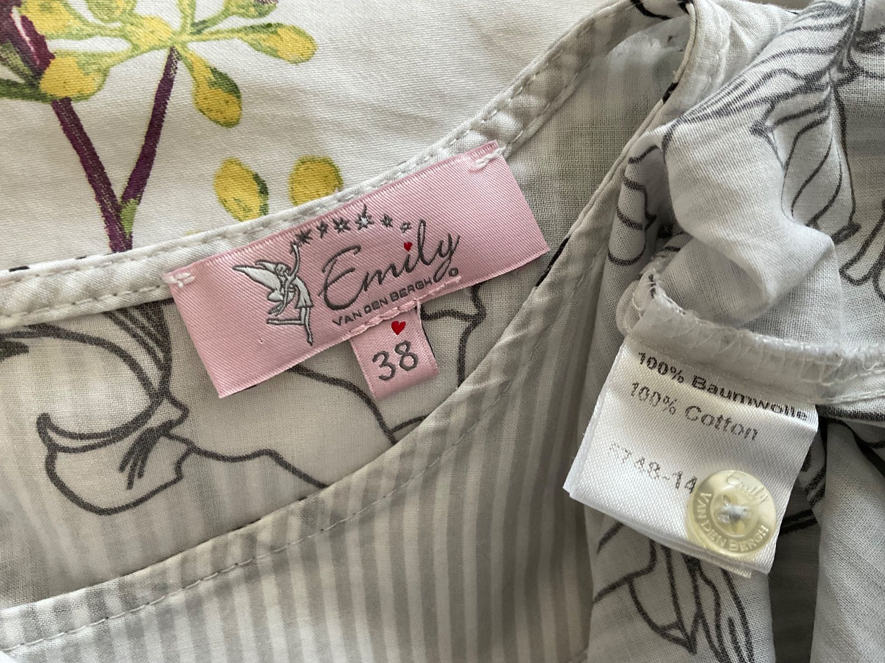 Emily van den Bergh Blusen: Emily van den Bergh oversize Bluse Gr 38 Baumwolle NWRT – Gebraucht aus Urdorf von alda02 8