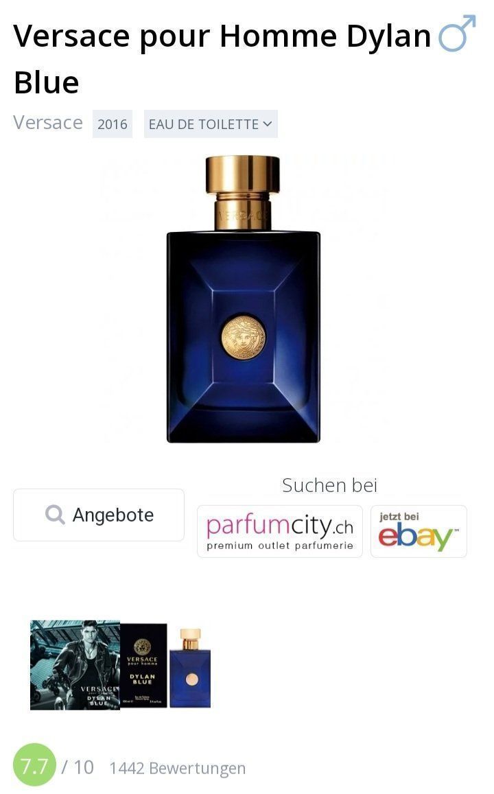Versace Parfum & Eau de Toilette: 10 ml VERSACE DYLAN BLUE ABFÜLLUNG – Neu (gemäss Beschreibung) aus St. Gallen von CaliSunshine 2