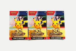 Pokémon 30th Celebration 3x Booster Bundle sealed EN