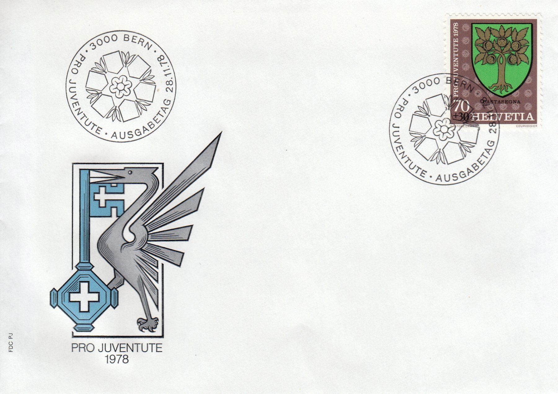 Tutti i francobolli: 1978 Pro Juventute 4 FDC – Usato da Spreitenbach venduto da Mustang_1105 2