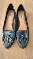 Klassische DUNE Echtleder Loafers mit Fransen & Quasten, Gr.