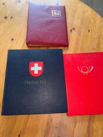 Briefmarkensammlung Schweiz, 3 Alben, Top Zustand!