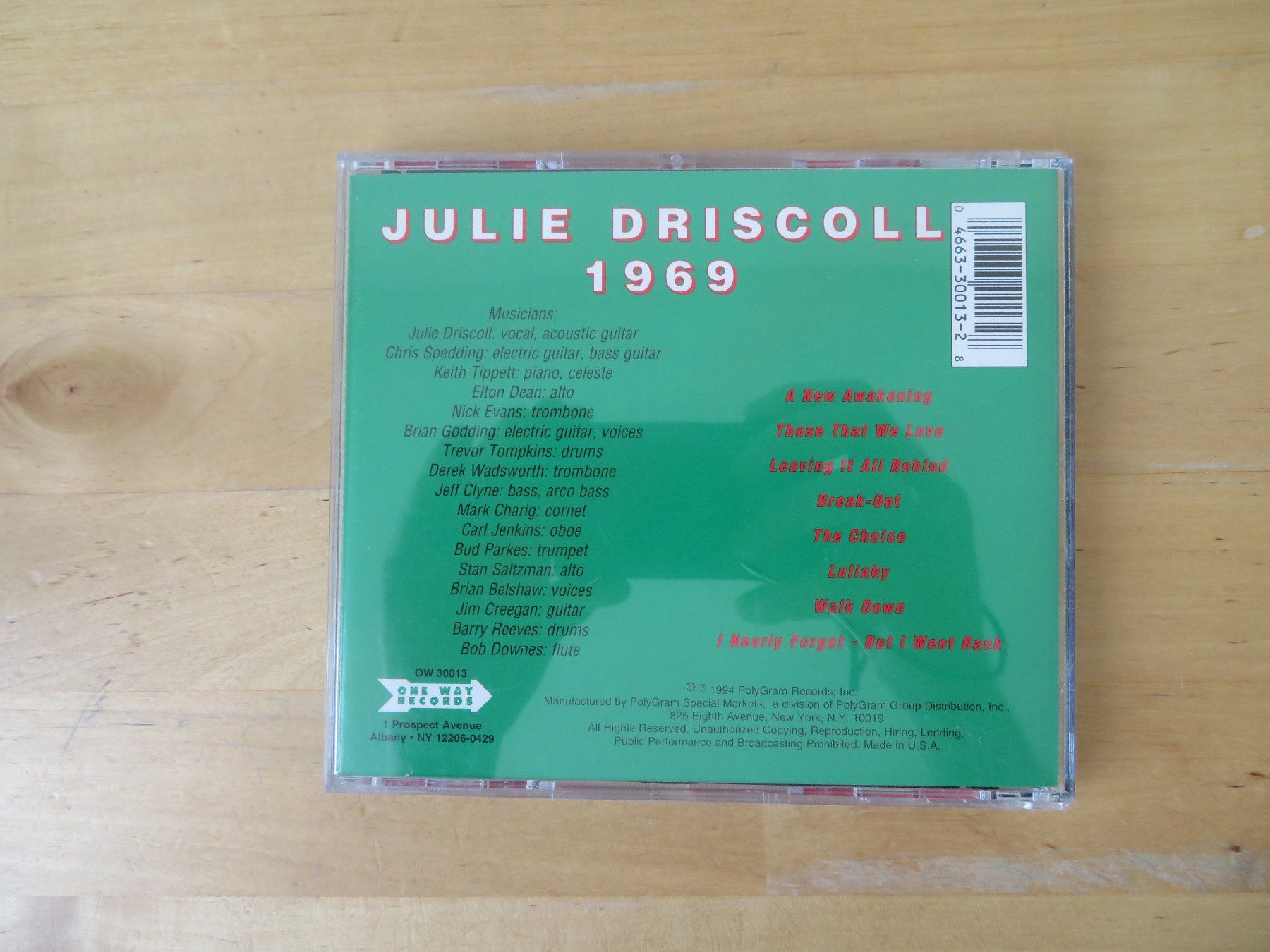 CDs: JULIE DRISCOL "1969" – D'occasion à zürich par Goldimmund 2