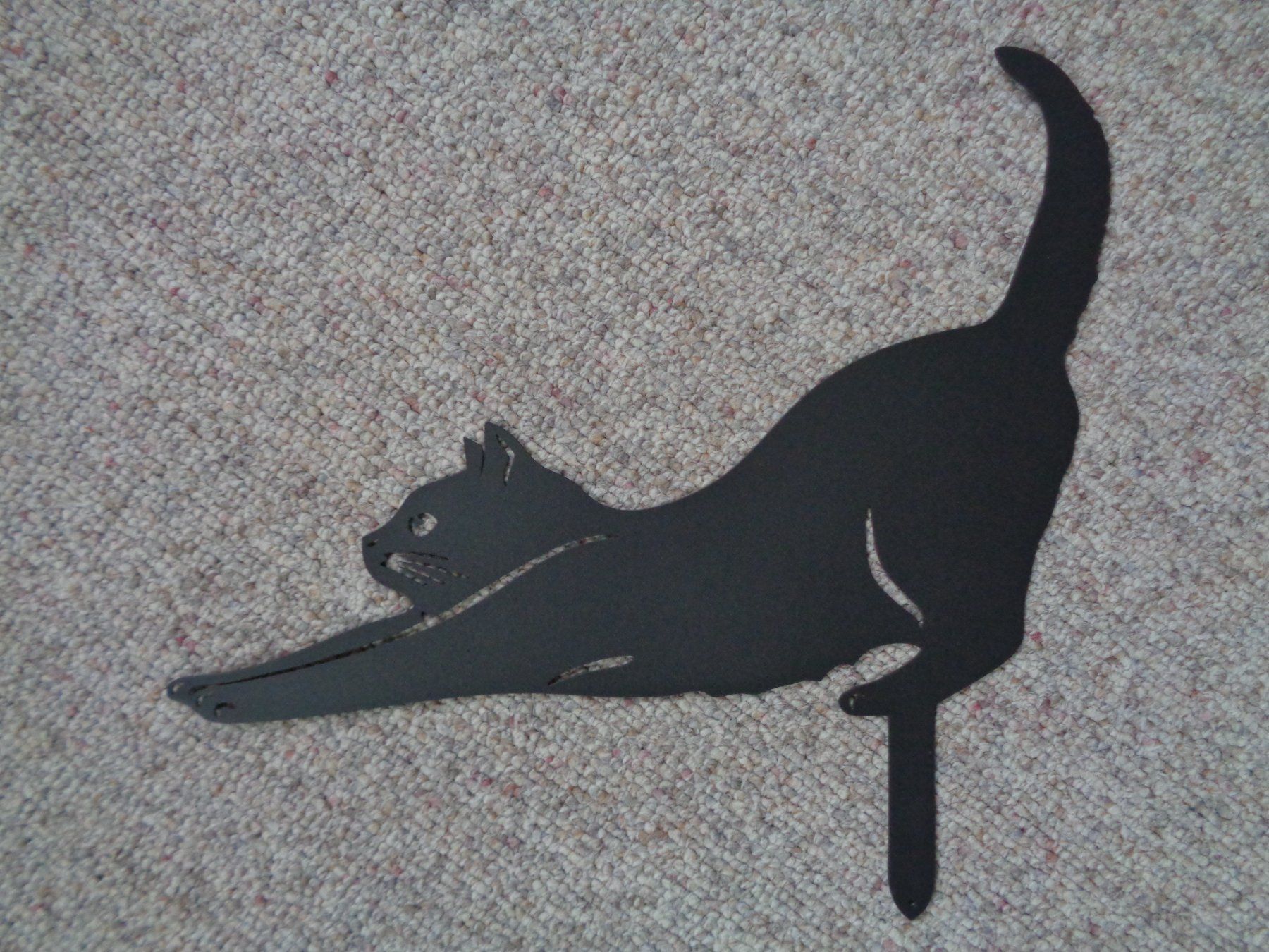 Statuette: Katze Gartenstecker Metall (30 cm) – Nuovo e nell'imballaggio originale da Langenbruck venduto da Gumsi 3