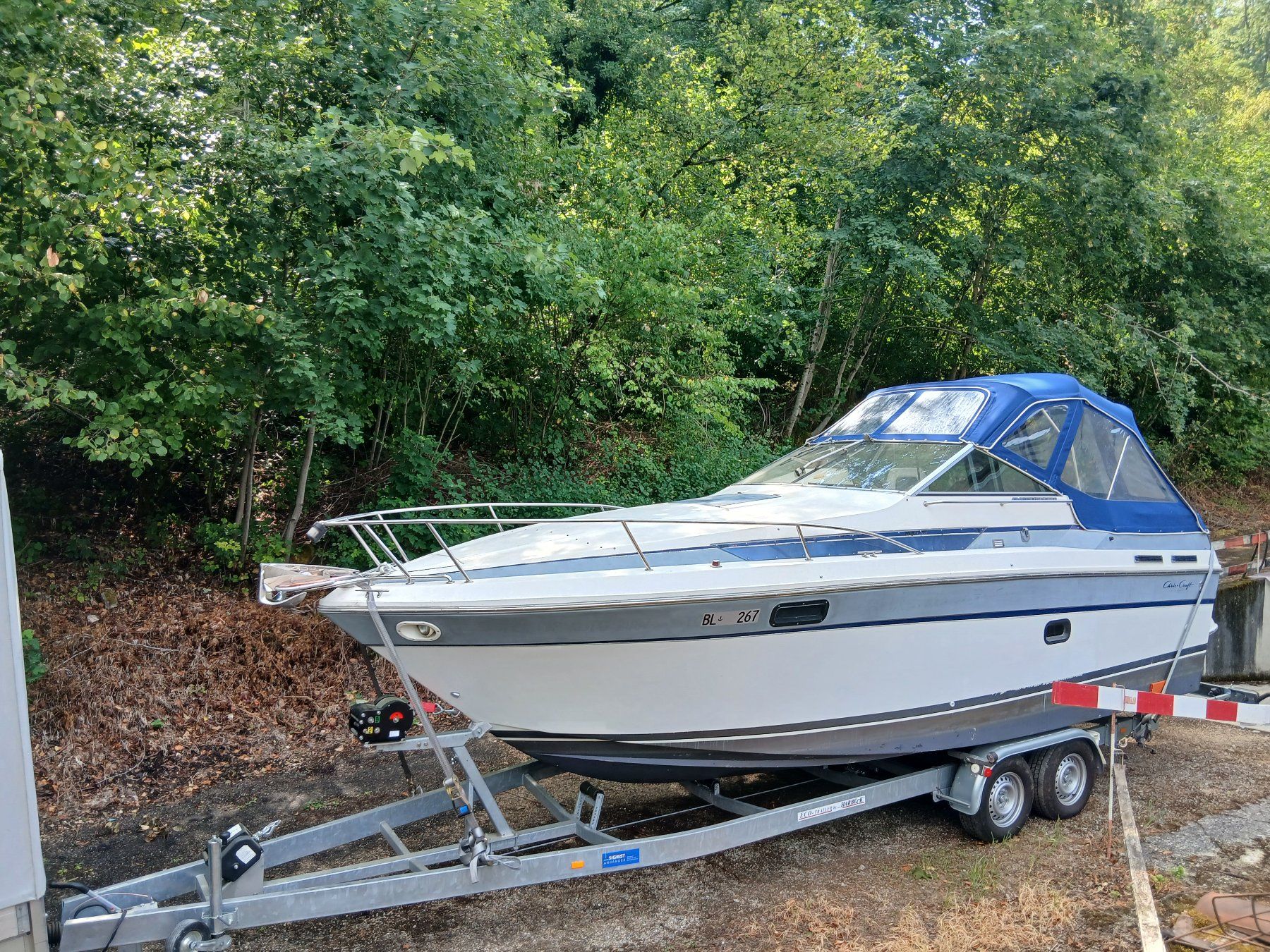 Bateaux: Motorboot mit Anhänger – D'occasion à Grellingen par zue_2fxh