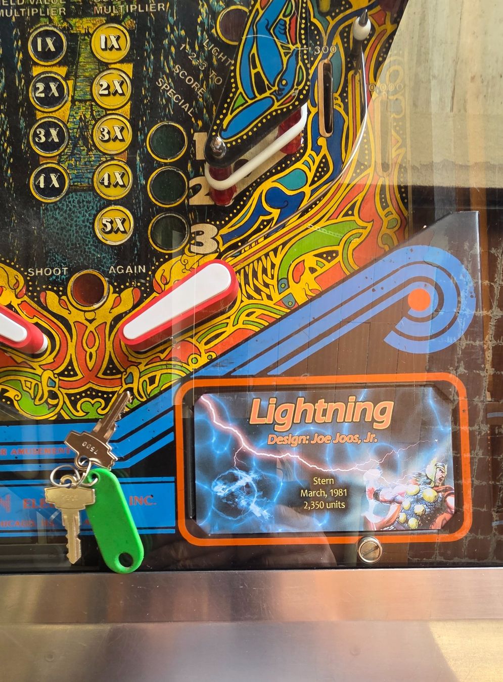 Stern Pinball Flipperkästen: Flipper "Lightning" Stern – Gebraucht aus Ettenhausen TG von elgravuro 4