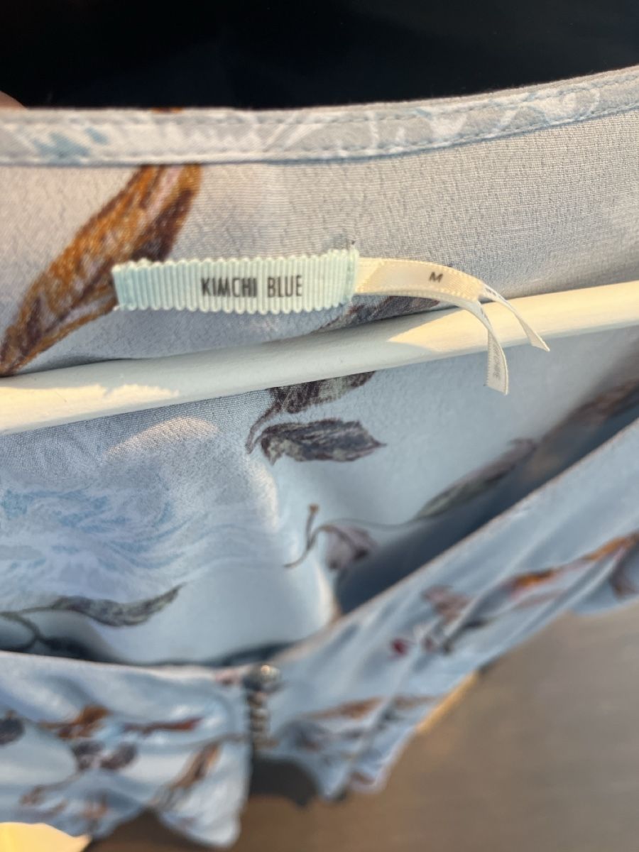 Kleider & Röcke: Light blue dress with flowers pattern  – Gebraucht aus Rüschlikon von ant_5v7g 1